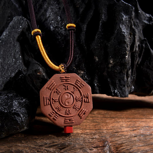 Eight - Trigram - Patterned Incense Plaque Pendant for Balancing Energy and Enhancing Luck(XP-BGY5302)