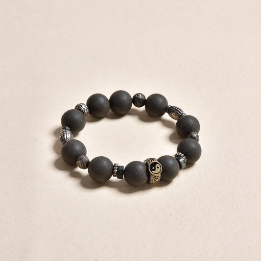 Water Element - Tai Chi and Incense Bead Fengshui Bracelet for Purifying Energy and Accumulating Wealth(ZC-SC5302)