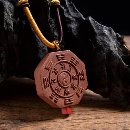 Eight - Trigram - Patterned Incense Plaque Pendant for Balancing Energy and Enhancing Luck(XP-BGY5302)