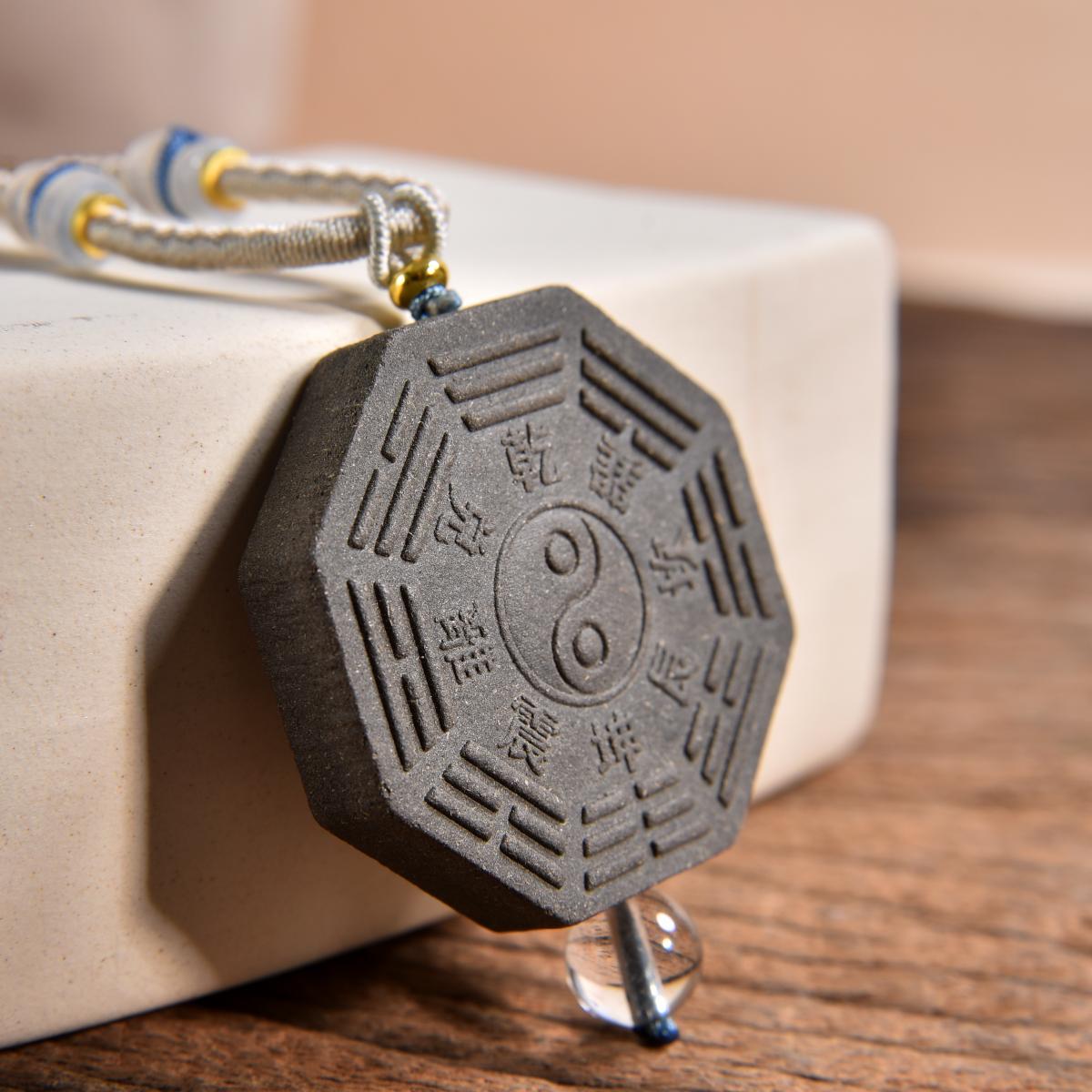 Eight - Trigram - Patterned Incense Plaque Pendant for Balancing Energy and Enhancing Luck(XP-BGY5301)