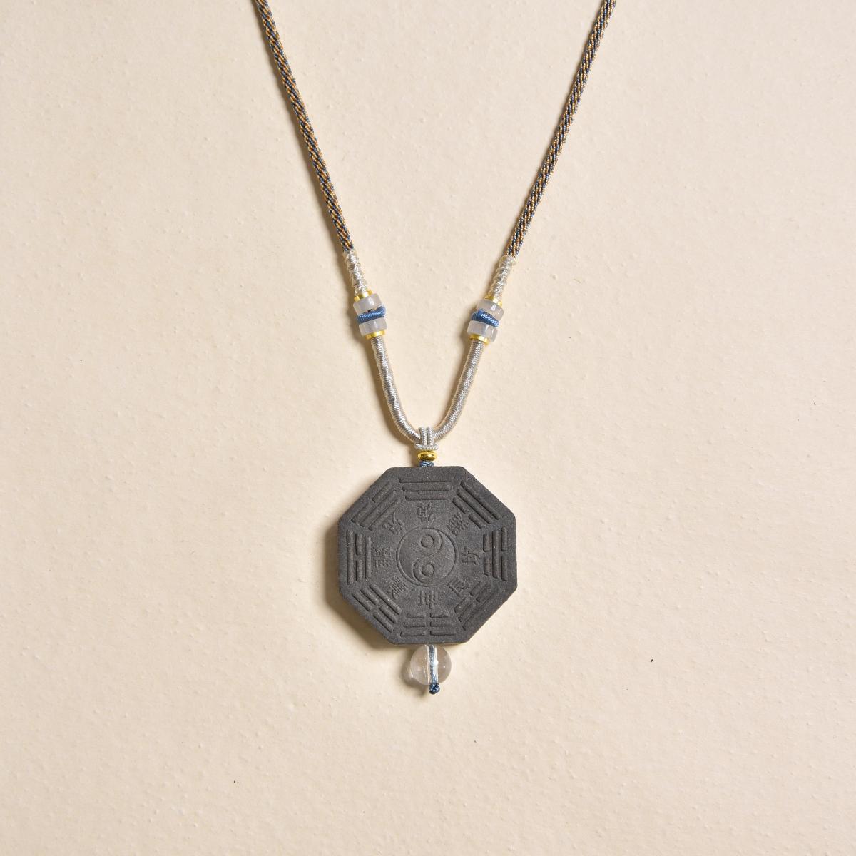 Eight - Trigram - Patterned Incense Plaque Pendant for Balancing Energy and Enhancing Luck(XP-BGY5301)